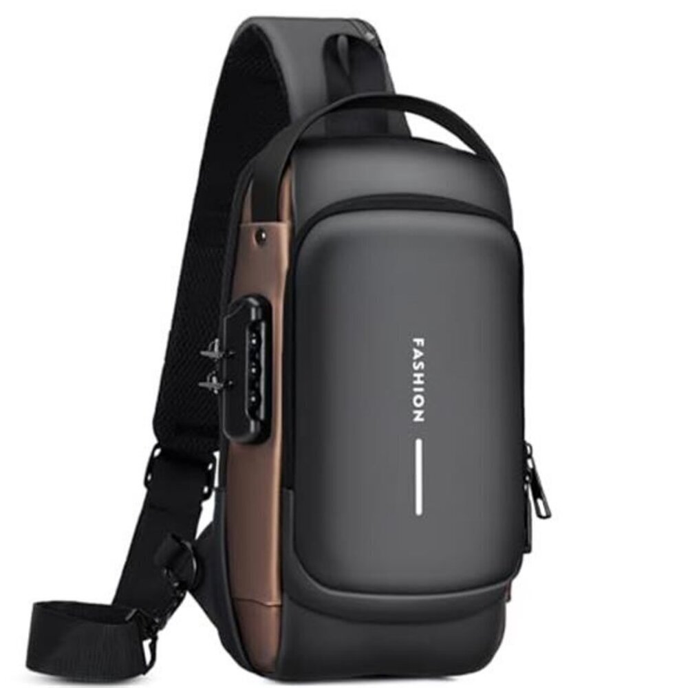 Anti-theft Crossbody Sling Bag Men Shoulder Chest Pack